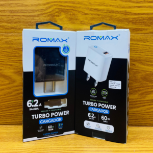 CARGADOR ROMAX TIPO C POTENCIA 60W